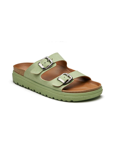 Women Dual Tone Open Toe Casual Sandals