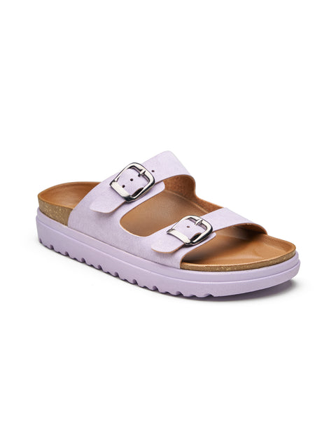 Women Dual Tone Open Toe Casual Sandals