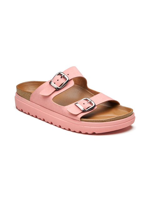 Women Dual Tone Open Toe Casual Sandals
