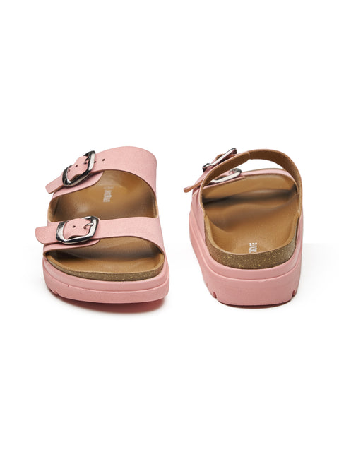 Women Dual Tone Open Toe Casual Sandals