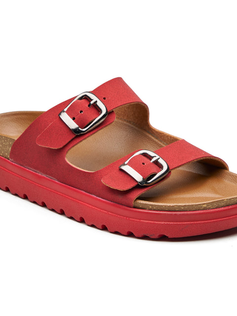 Women Dual Tone Open Toe Casual Sandals