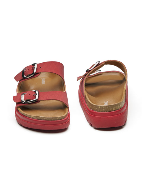 Women Dual Tone Open Toe Casual Sandals