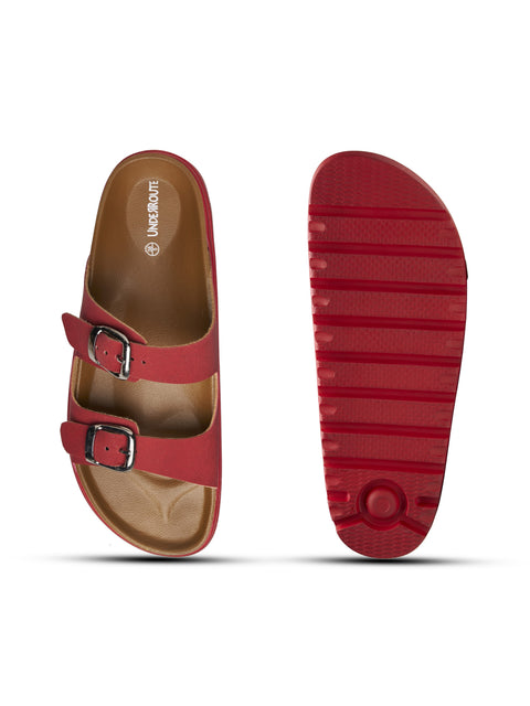 Women Dual Tone Open Toe Casual Sandals