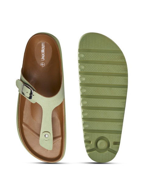 Women Dual Tone Casual Thong Sandals