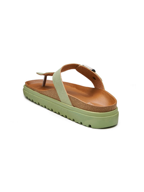 Women Dual Tone Casual Thong Sandals