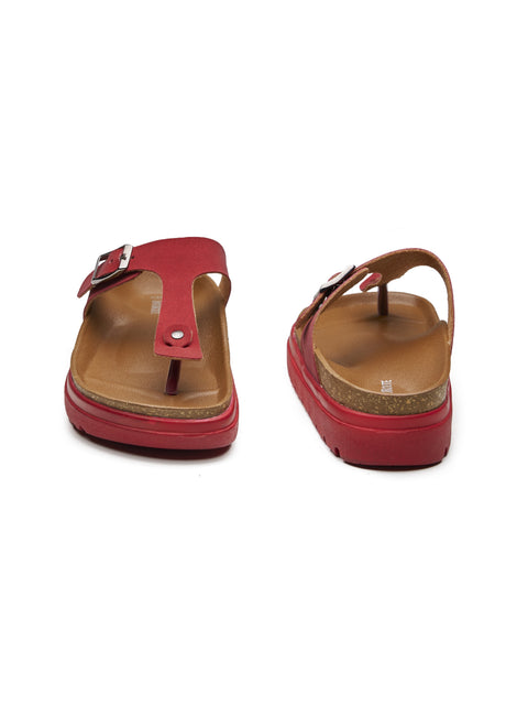 Women Dual Tone Casual Thong Sandals