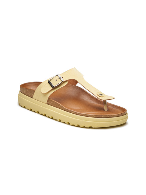 Women Dual Tone Casual Thong Sandals