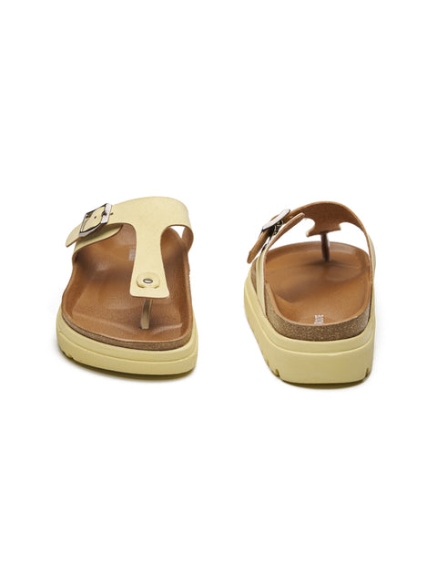 Women Dual Tone Casual Thong Sandals