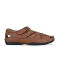 Underroute 63081 Men Casual Sandals | Tan Black Brown
