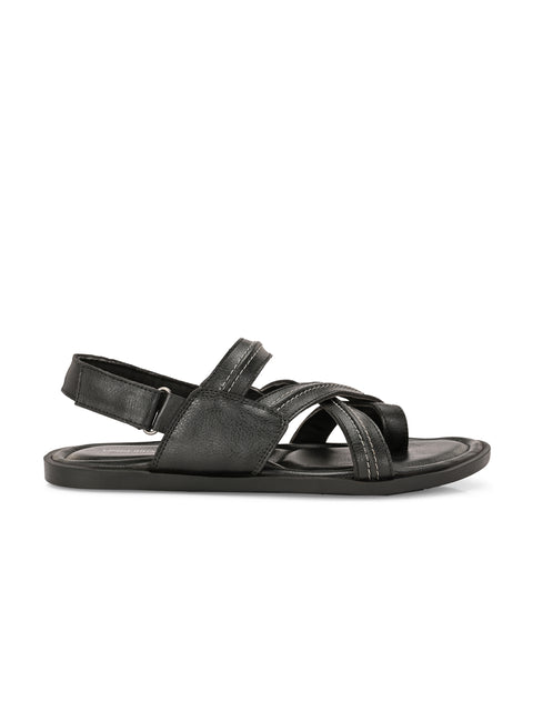 Underroute UR 18 Men's Casual Sandals – Lightweight, Black & Tan, Sizes 6–11