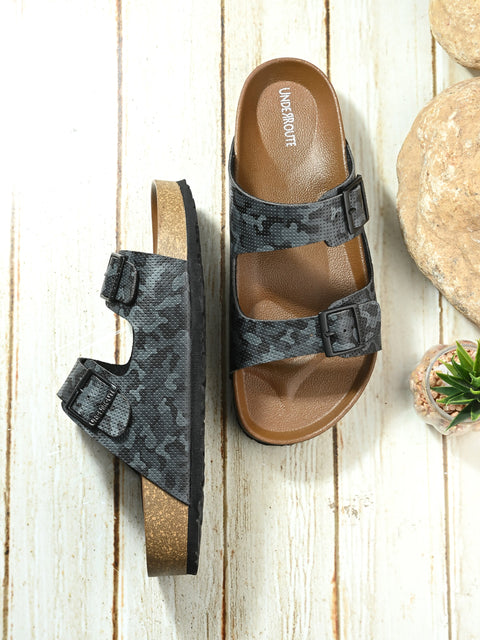 Men Casual Open Toe Camo Sandals