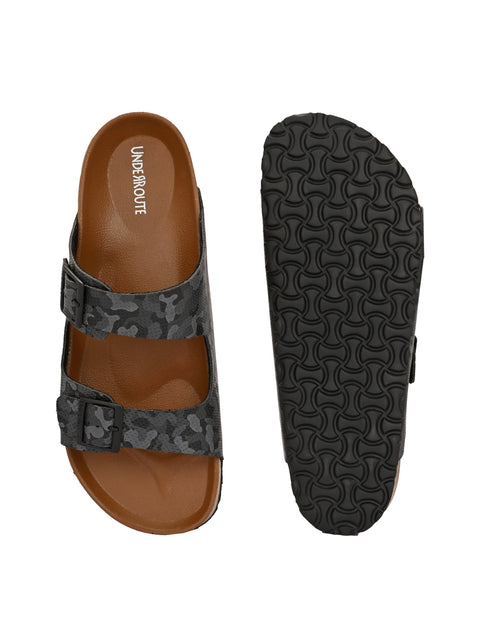 Men Casual Open Toe Camo Sandals