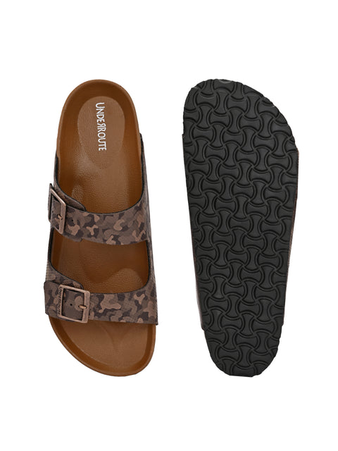 Men Casual Open Toe Camo Sandals