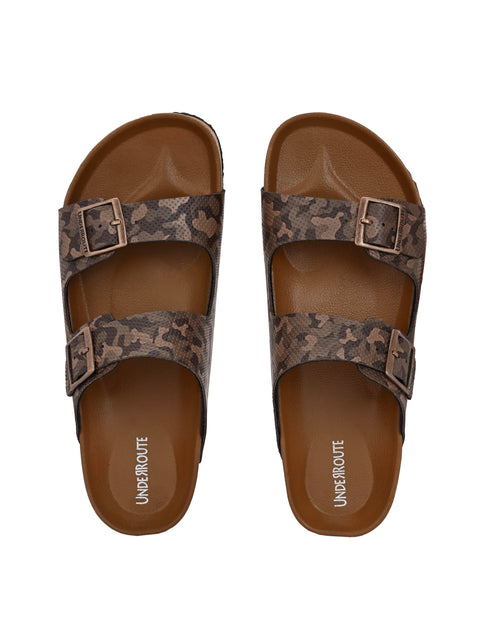 Men Casual Open Toe Camo Sandals