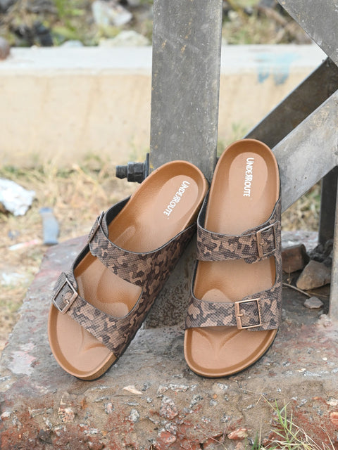 Men Casual Open Toe Camo Sandals
