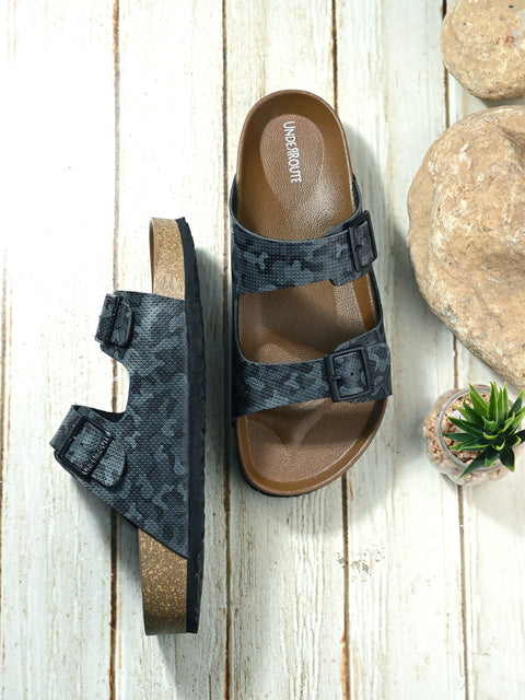 Men Casual Open Toe Camo Sandals