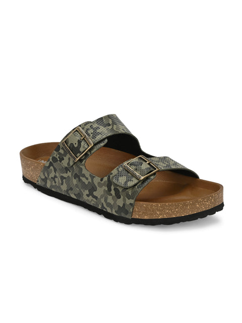 Men Casual Open Toe Camo Sandals