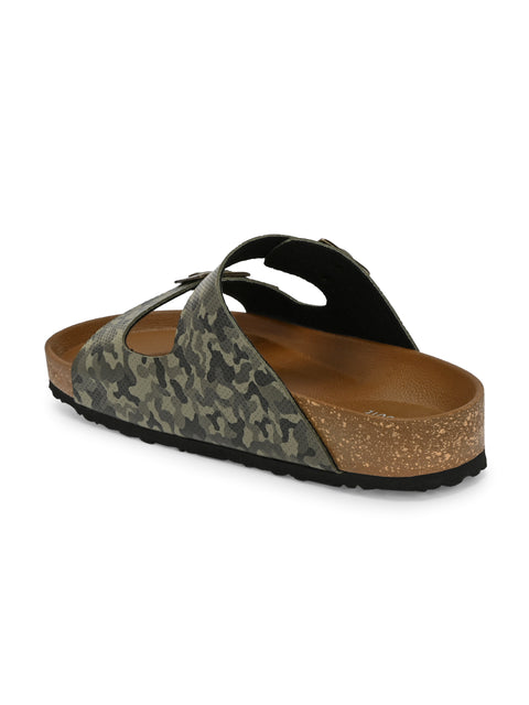 Men Casual Open Toe Camo Sandals