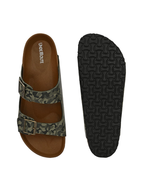 Men Casual Open Toe Camo Sandals