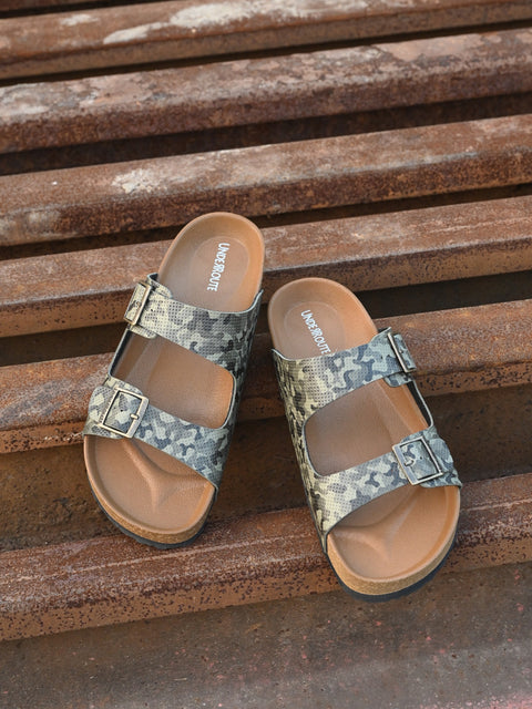 Men Casual Open Toe Camo Sandals