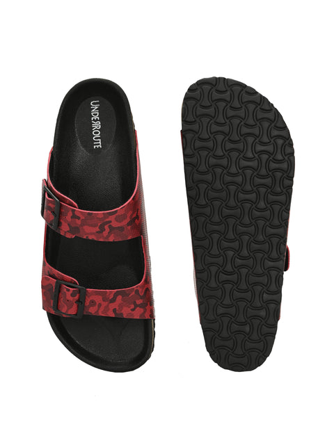 Men Casual Open Toe Camo Sandals