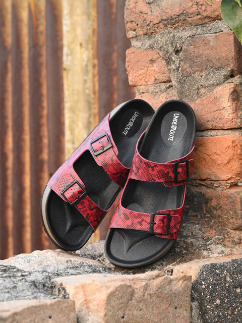 Men Casual Open Toe Camo Sandals