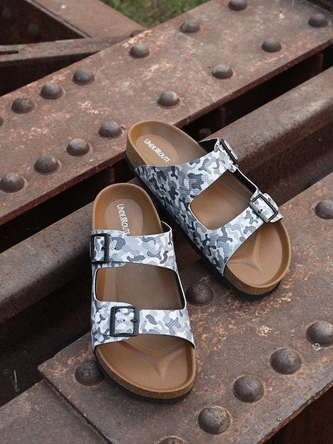 Men Casual Open Toe Camo Sandals