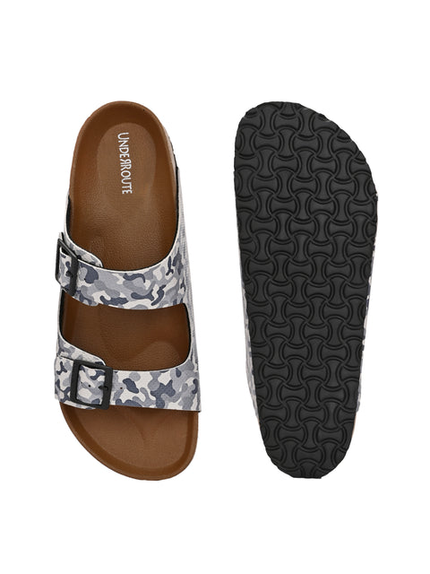 Men Casual Open Toe Camo Sandals