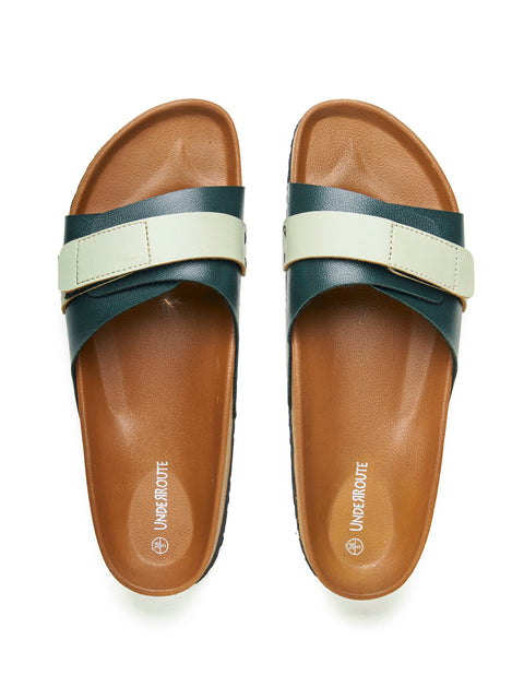 Women Casual Dual Color Open Toe Sandals
