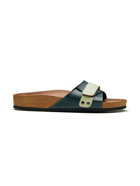 Women Casual Dual Color Open Toe Sandals