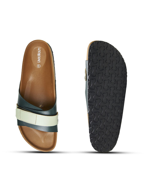 Women Casual Dual Color Open Toe Sandals
