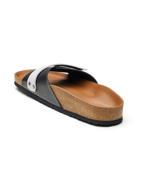 Women Casual Dual Color Open Toe Sandals