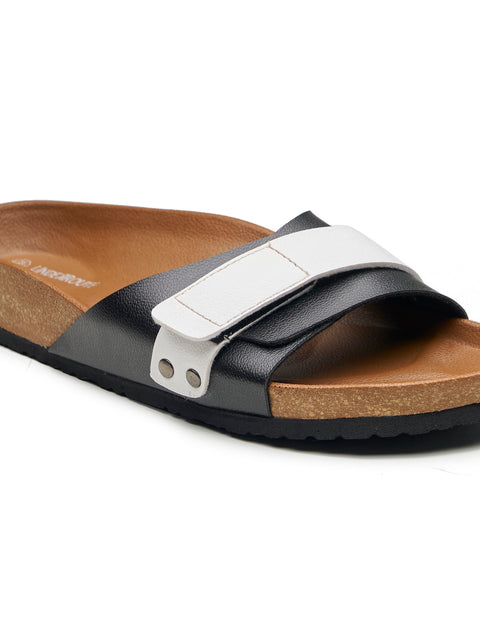 Women Casual Dual Color Open Toe Sandals