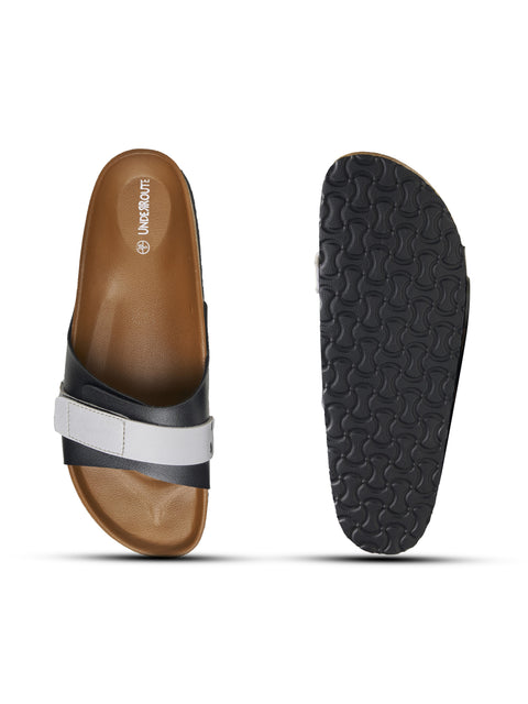 Women Casual Dual Color Open Toe Sandals