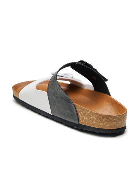 Women Casual Dual Color Open Toe Sandals