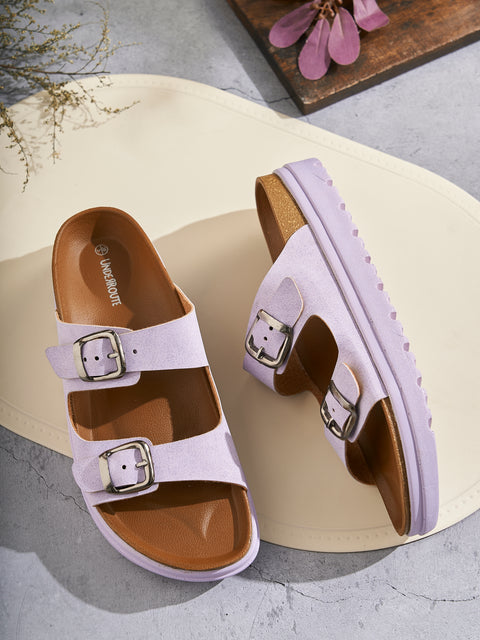 Women Dual Tone Open Toe Casual Sandals