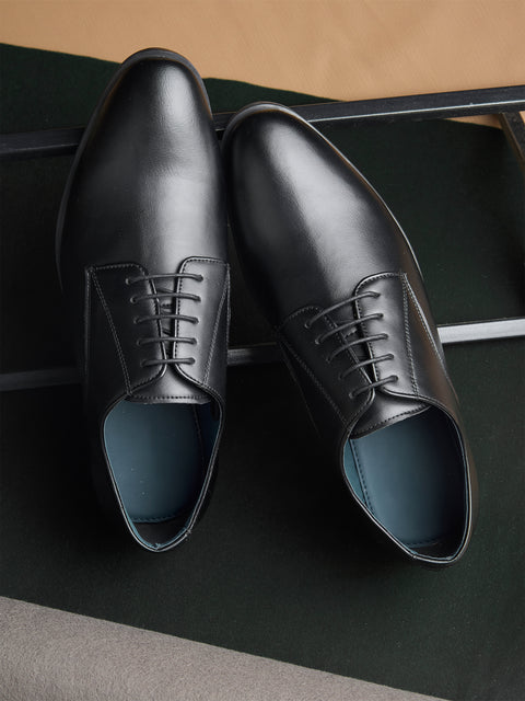 Underroute INV-01 Men's Formal Lace-Up Shoes - Black