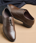 Underroute INV-02 Men's Formal Lace-Up Shoes - Brown