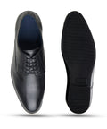 Underroute INV-01 Men's Formal Lace-Up Shoes - Black lifestyle