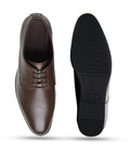 Underroute INV-02 Men's Formal Lace-Up Shoes - Brown lifestyle